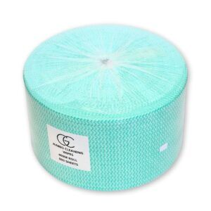 JUMBO GREEN SPUNLACE ROLLS 400MTR