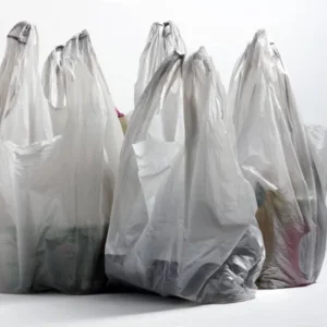 Shopping Bags Midi White Recycled