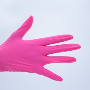 Nitrile Gloves Pink - BABY PINK -