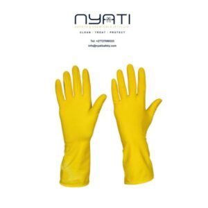 Household Gloves Good Quality Yellow SMLXL