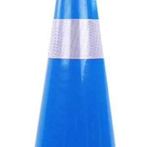 Road Cone 450mm Blue Soft PVC