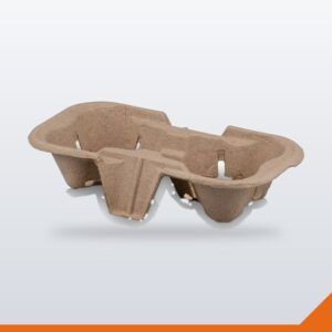 Cup Carry Tray Paper Pulp