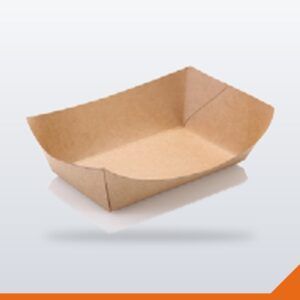 Food Tray CCP – Kraft 85mm – 1000/Carton