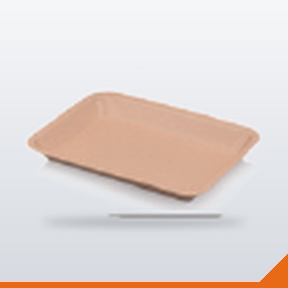 BOX-048-KFT-203 Food Tray Deli Flat – Kraft #203 – 600/Carton