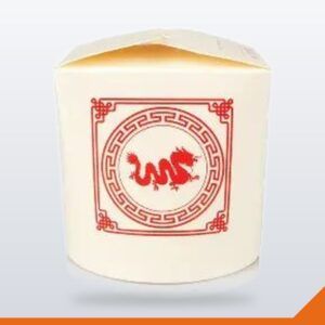 Noodle Box Round – Printed 750ml – 500/Carton