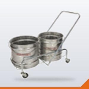 Double Trolley With Steel Buckets – 28L – Each