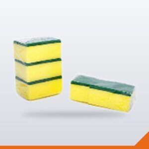 Sponge Scourer – Assorted, 110x80mm, Each