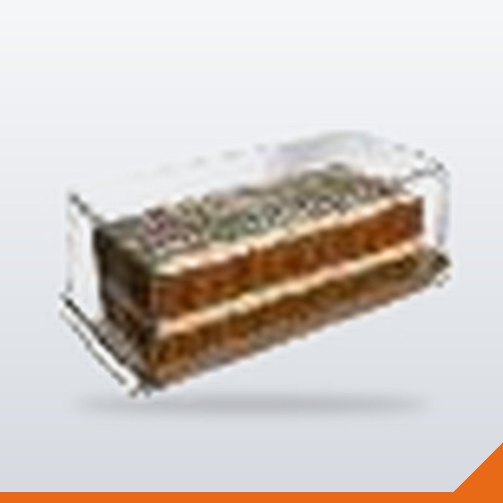 CON-023-CLR-235X125X60 Loaf Container with Lid – Clear 235x125x60mm – 10/Pack