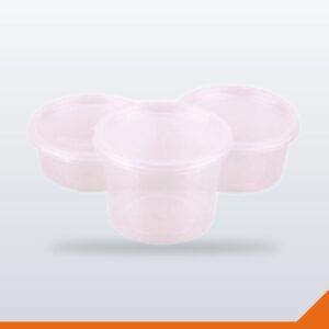 Plastic Tub & Lid Combo – Clear 500ml – 250/Carton