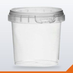 Tamper Proof Bucket with Lid – 500ml – 10/Pack