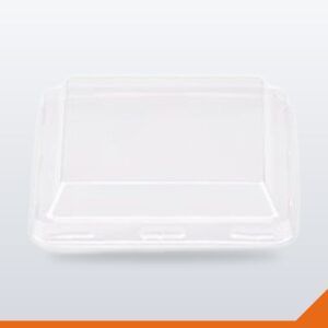Dessert Cup Lid Flat – Clear 200ml – 1000/Carton