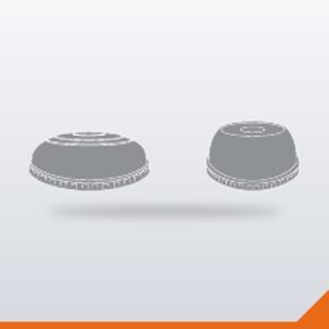 Smoothie Cup Lid Dome with Hole PP