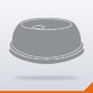 Smoothie Cup Lid Dome with Hole PP Robust – 83mm – 500/Carton