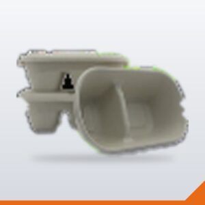 Bagasse Container Base 2 Compartment