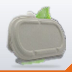 Bagasse Container Lid – 850-1000ml – 50/Pack