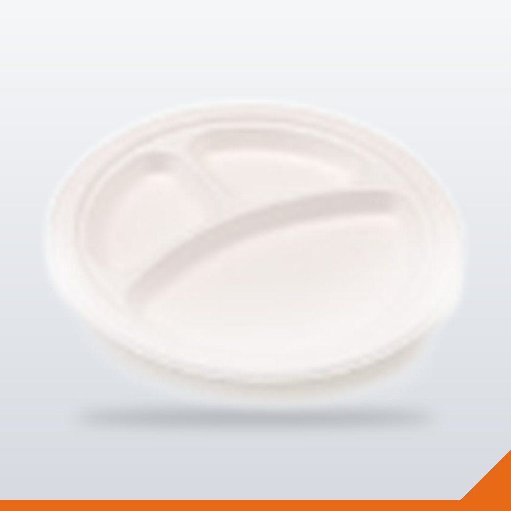 ECO-027-AST-230-P1000 Bagasse Plate Round – Assorted, 230mm, 1000/Carton