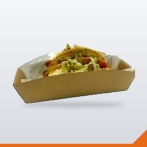 Kraft Taco Box – 170x50x60mm – 50/Pack