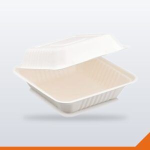 Lunch Box Sugarcane Square – 1L – 200/Box