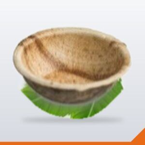 Palm Leaf Bowl Round – 115mm – 8/Pack