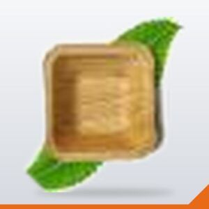 Palm Leaf Bowl Square