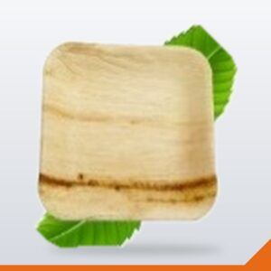 Palm Leaf Plate Rectangular – 230mm – 8/Pack