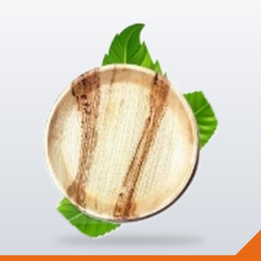 ECO-094-180 Palm Leaf Plate Round – 180mm