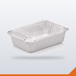 Foil Container & Plastic Lid Combo
