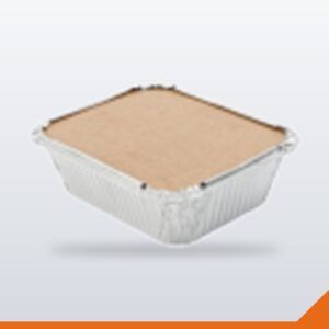 Foil Container With Kraft Lid