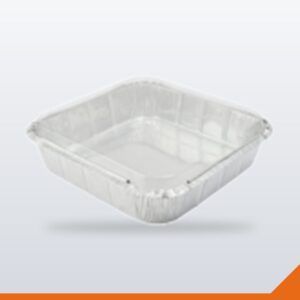 Foil Container With Plastic Dome Lid