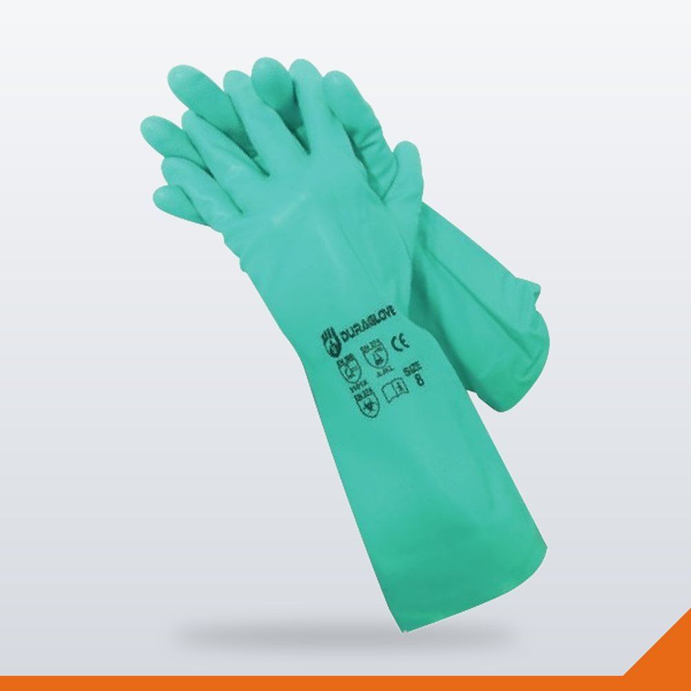 GLV-006-GRN-10 Chemical Gloves Nitrile – Assorted, M