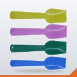 Ice Cream Baby Spoon Plastic – White 78mm – 100/Pack