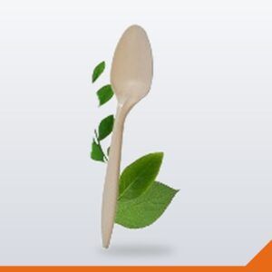 Cornstarch Spoon – 146mm – 100/Pack