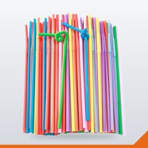 Straw Flexi – Black – 1000/Box