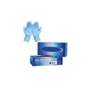 Blue Nitrile Powder Free Gloves (Blended)